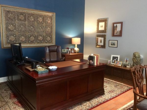 traditional office desk